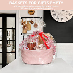 Goodpick baby gift basket in a nursery setting showing soft material and decorative appeal