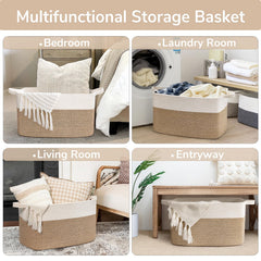 Goodpick decorative basket in living room for stylish storage