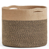 Goodpick cotton rope basket for blankets, soft yet sturdy storage.