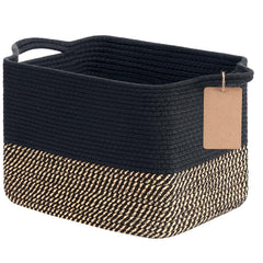 Goodpick woven storage basket on shelf for clutter-free storage.
