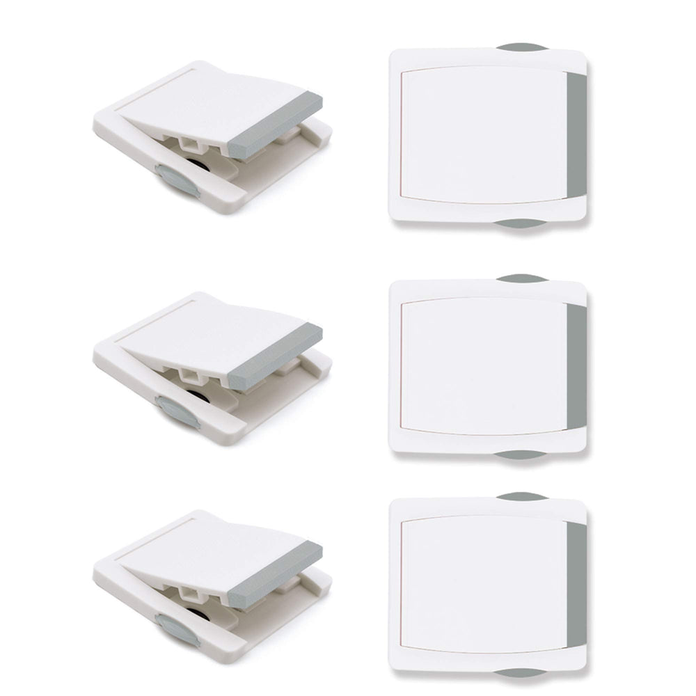 Goodv child-proof window lock pack six grey, ideal for home babyproofing and window safety.