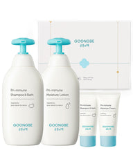 GOONGBE Baby Shampoo & Bath 350ml offers gentle cleansing for sensitive skin.