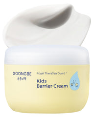 GOONGBE Kids' Barrier Cream bottle front for sensitive skin, ideal daily moisturizer.
