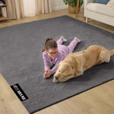 GORILLA GRIP rug with slip-resistant backing keeps the rug secure on the floor