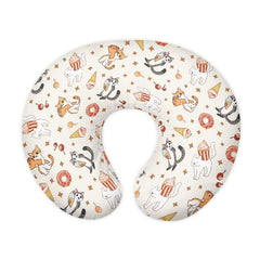 Goronwyfloyd cat and ice cream slipcover front view for cozy nursing.