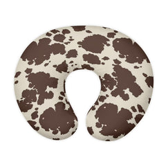Goronwyfloyd cow hide nursing pillowcase offers soft protection for pillow cores.
