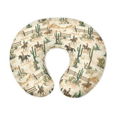 Goronwyfloyd Cowboy and Cacti nursing pillow cover for comfortable feeding sessions