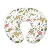 Goronwyfloyd dinosaur floral breastfeeding pillow cover, perfect for cozy feeds and nursery décor.