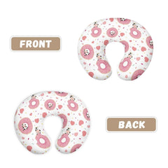 Goronwyfloyd donuts and cows slipcover highlights U-shaped support design