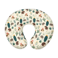 Goronwyfloyd hedgehog cactus nursing pillow cover with playful design for baby comfort.