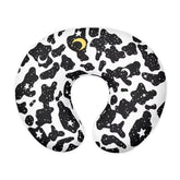 Goronwyfloyd multi-star cow-stripes slipcover offers soft comfort for nursing sessions.