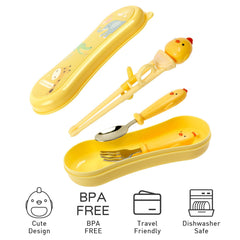 Goryeo Baby chopsticks helper aiding toddler learning and safe hand guidance.