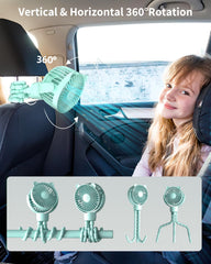 GOTOTO fan with three wind speeds for versatile comfort