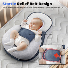 Gotvspt adjustable wedge helps customize elevation for baby comfort.