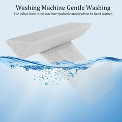 Gotvspt Side Sleeper Weddge breathable cover promotes airflow for cooler sleep.