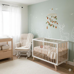 Goukurlsma Leaf Crib Mobile made from eco-friendly materials for a lightweight, safe decor piece.