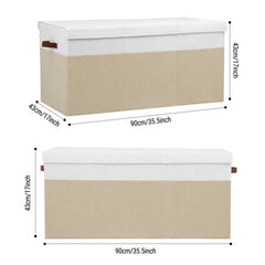 Gowee foldable storage box that remains dustproof when closed.