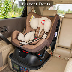 Gowhalle car seat protector with waterproof padding guards against spills