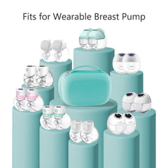 Gowing removable tray keeps pumps organized for quick daily use.
