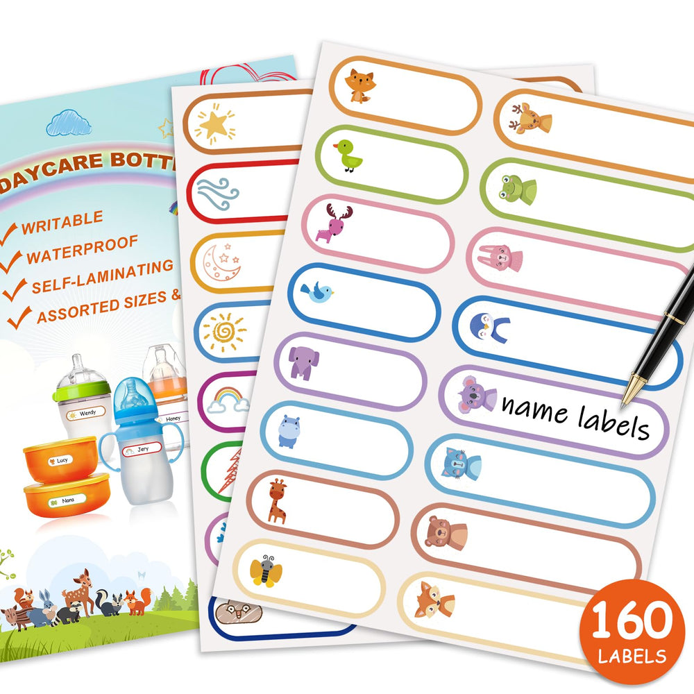 GOYOMI baby bottle labels packaging for daycare organization