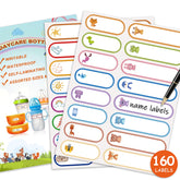 GOYOMI baby bottle labels packaging for daycare organization