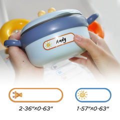 GOYOMI small bottle labels 1.28 by 0.63 inch size for compact items