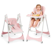 GPOAS 6-in-1 high chair with rocker in front view for infancy feeding