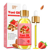 GPP Yoni Oil Wash bottle front view showing a soothing, moisturizing formula.