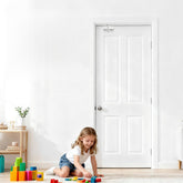 GQGP child safety door top lock front view showing dual-side access for easy use.