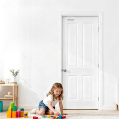 GQGP child safety door top lock front view showing dual-side access for easy use.