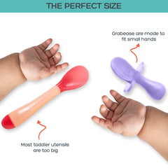 Grabease dishwasher-safe utensils — easy cleanup after meals.