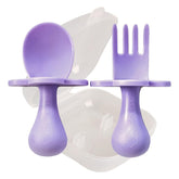 Grabease ergonomic toddler utensils — spoon for easy self-feeding and autonomy.