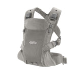 Graco Cradle Me Lite front view with newborn seat for quick, secure in-and-out.