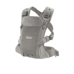 Graco Cradle Me Lite front view with newborn seat for quick, secure in-and-out.