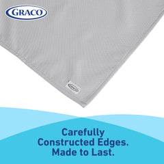 Graco splat mat used for arts and crafts keeps surfaces clean.