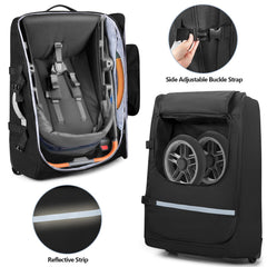 GRAOSO bag side pocket design keeps wheels and accessories organized.