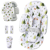 Green Forest infant insert head support keeps newborns secure in car seats.