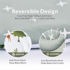 Green Forest breathable mesh back maintains breathable airflow for comfort.