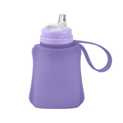 Green Sprouts Sip & Straw Pocket 8 oz violet for mess-free sipping