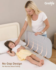 Grelife bed rail foldable travel-friendly makes packing simple for trips