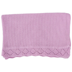 Grewear Baby Knit Blanket in 100% cotton for gentle, breathable swaddling