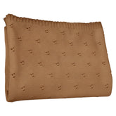 Grewear baby knit blanket eyelet pattern for breathable comfort