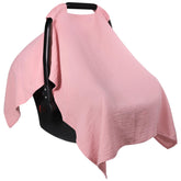 Gripooaven soft-muslin-cotton carseat cover offers gentle skin comfort and breathability
