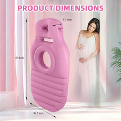 Grluvxo full body pregnancy airbed shown on bed for deep rest and back relief