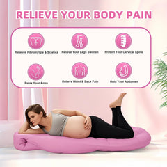 Grluvxo pregnancy mattress highlights back and hip support for better sleep
