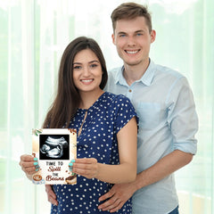 GROBRO7 nursery decor frame keeps ultrasound memories within reach.