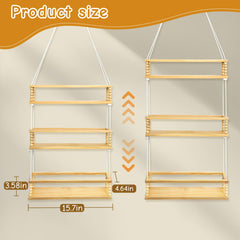 Gronda toy organizer with adjustable shelves for plush toys