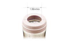 GROSMIMI PPSU baby bottle nipple anti-colic valve highlights reduced air intake during feeding.