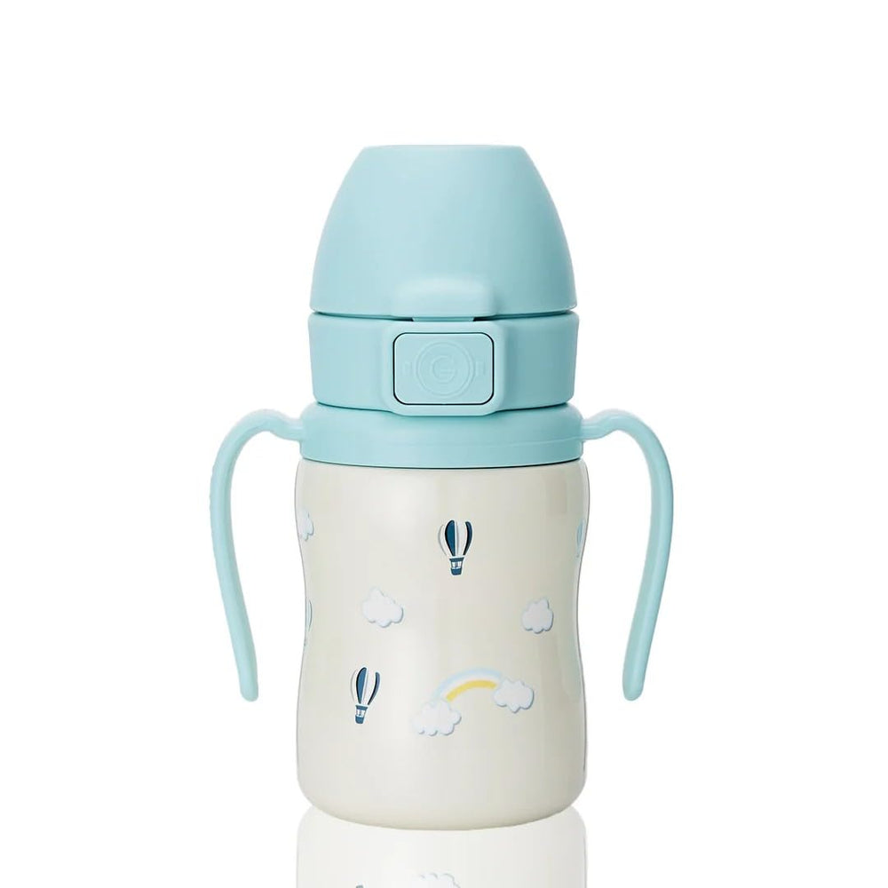 GROSMIMI insulated steel cup body shows spill-proof design for mess-free sipping