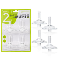 GROSMIMI straw material matches nipples for a familiar feel.
